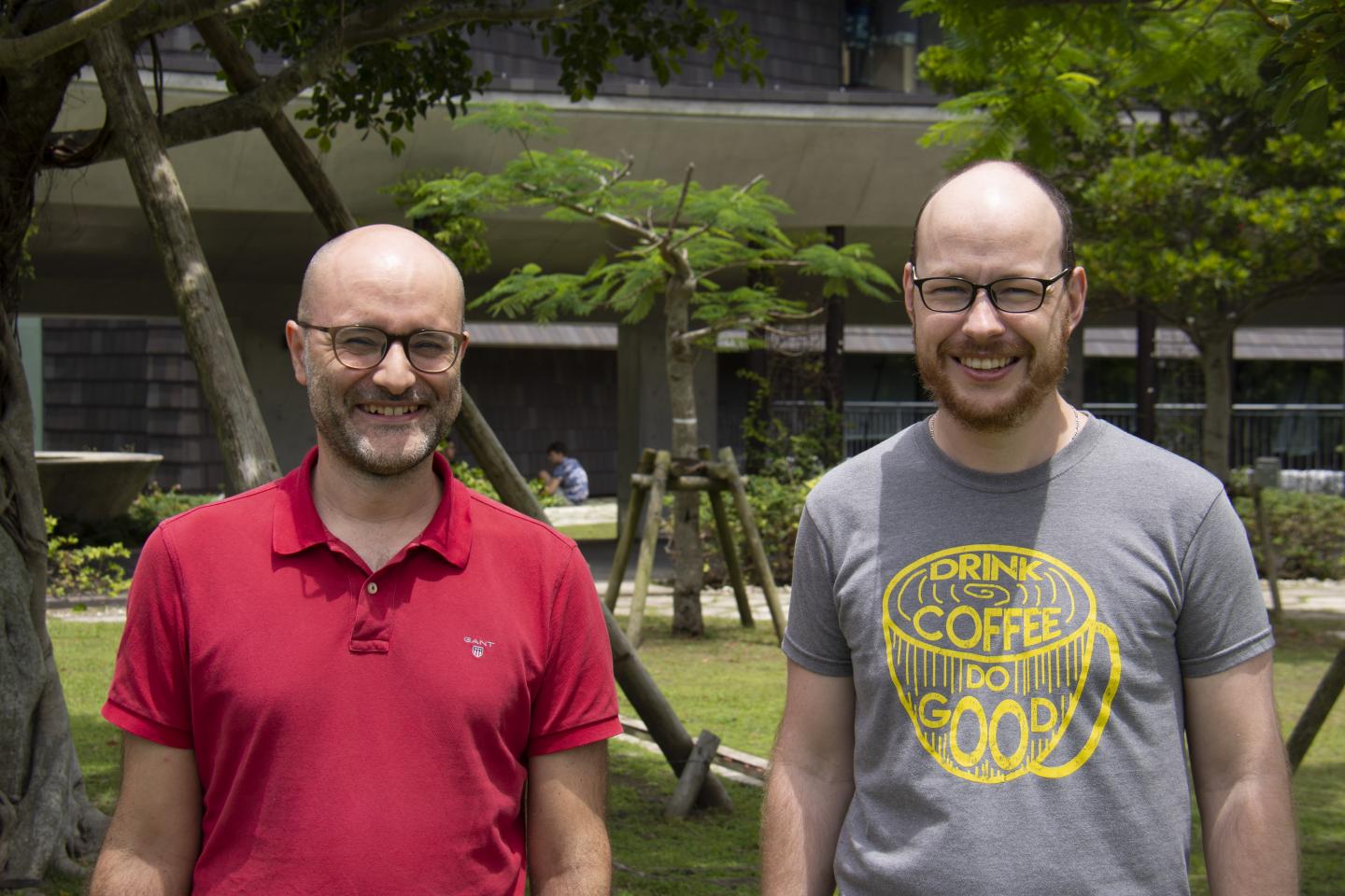 Professor Simone Pigolotti and Professor Tom Bourguignon