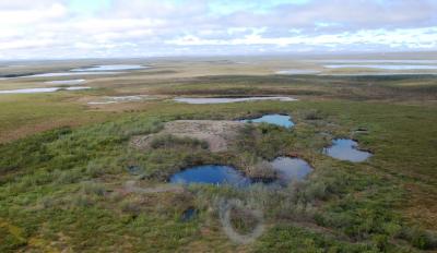 Drilling Mud Sump with Significant Ponding