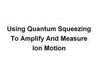 Quantum Squeezing Animation