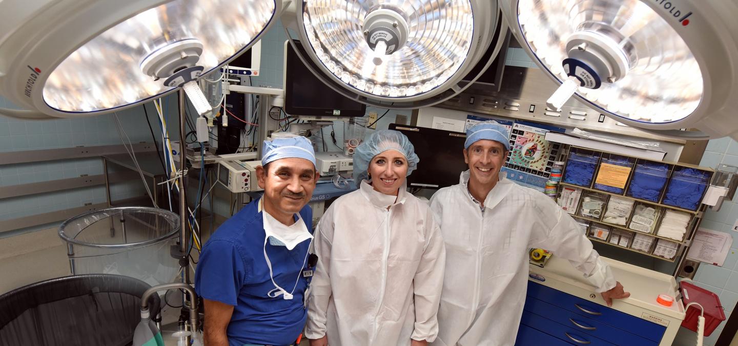 Drs. Vijay Patel, Jessica Faulkner and Eric Belin de Chantemele