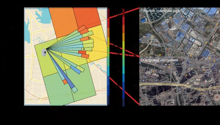 Hyperspectral remote sensing technique locates small NO2 emission source