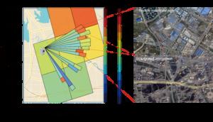 Hyperspectral remote sensing technique locates small NO2 emission source