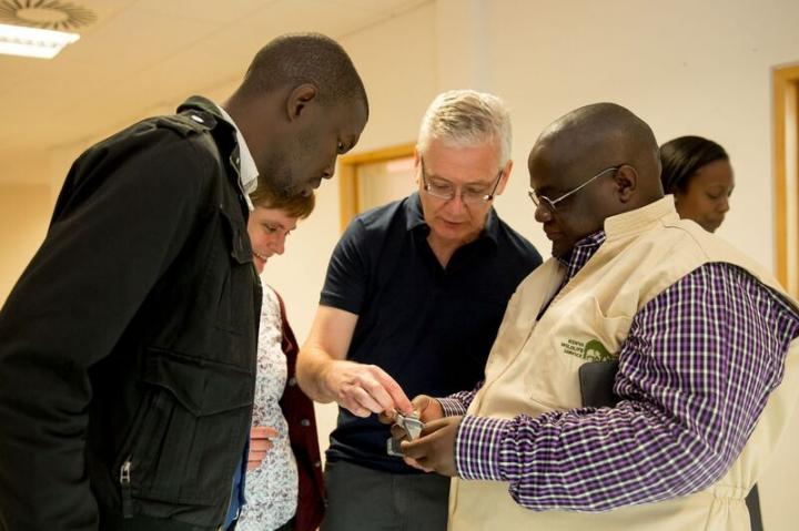 Dr. Jon Wetton Demonstrating the MinION Handheld