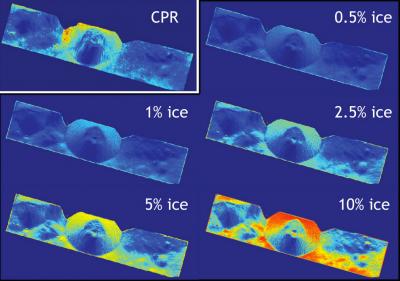 Radar Data Indicate that the Walls of Shackleton Crater May Hold Ice