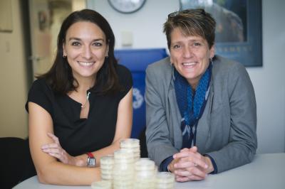 Study Authors Caroline Kumsta, Ph.D., (Left), and Malene Hansen, Ph.D., (Right)
