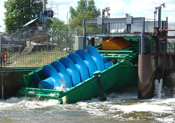 Small Hydropower Plant With Archimedes Screw Turbine