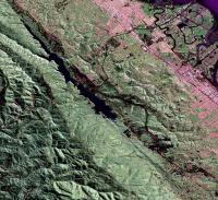 Radar Image of California's San Andreas Fault