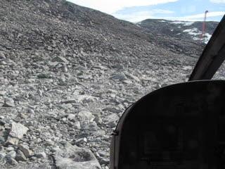 Nunatak Surrounded by Sermilik Glacier