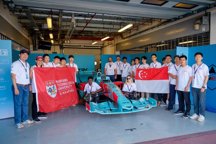 The NTU team representing Singapore at the Abu Dhabi Autonomous Leage