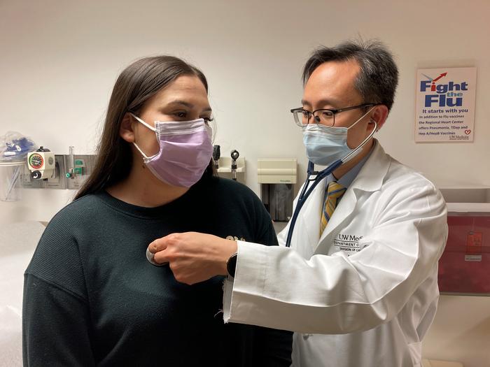 Adriana Rodriguez and Dr. Shin Lin