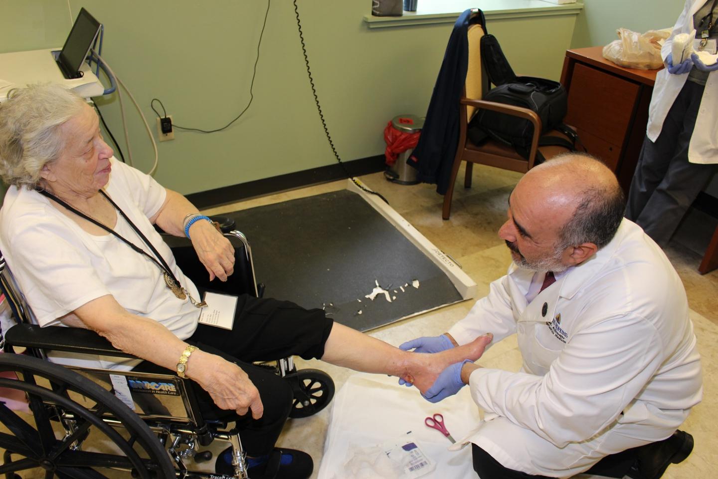 Patient in Wheelchair