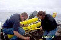 Scientists With Gliders Before Launch Into Monterey Bay