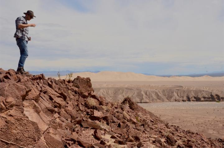 Iron-Rich Rocks in Death Valley, California