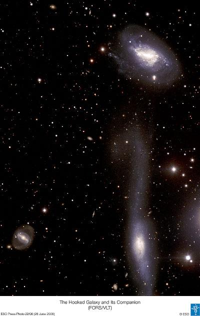 The Hooked Galaxy and its Companion (FORS/VLT)