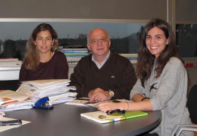 Maria Mittelbrunn, Dr. Francisco Sánchez- Madrid and Carolina Villaroya, CNIC