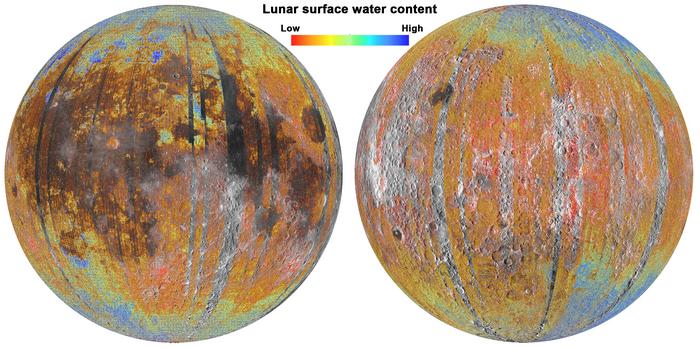 Lunar water map