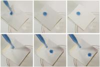 Water Rolls off Self-Cleaning Synthetic Leather