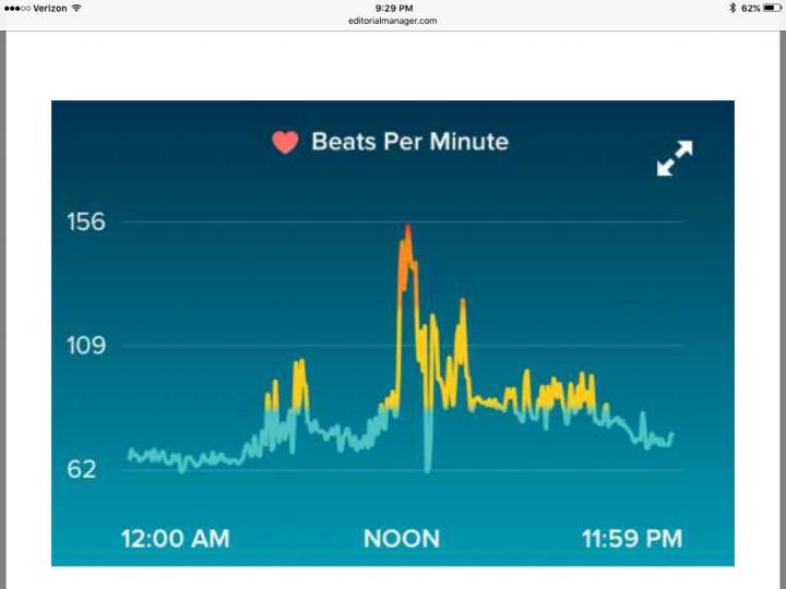 Heartbeat on An Activity Tracker