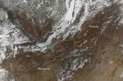 Spring Fires Abundant around Lake Baikul, Rus | EurekAlert!