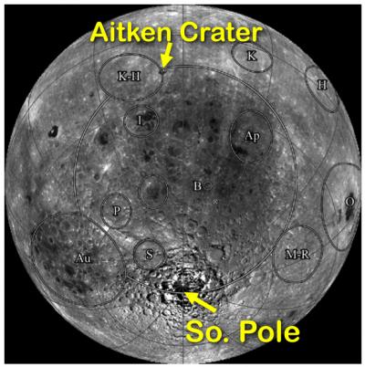 South Pole-Aitken Basin on the Moon's Far Side