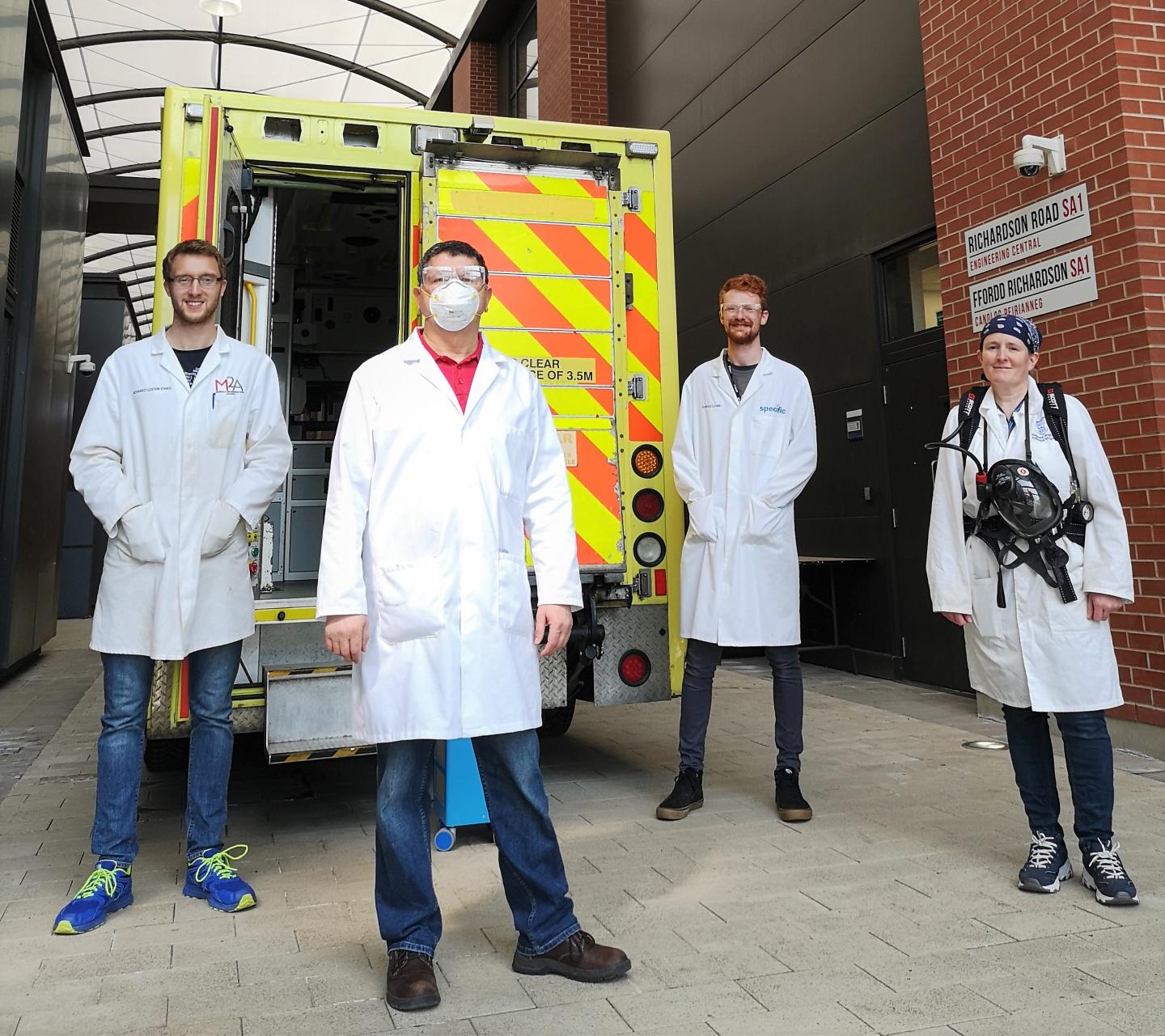 Rapid-Release Gases to Speed up Deep Clean of Ambulances