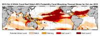 NOAA Bleaching Outlook Oct 2015-Jan 2016