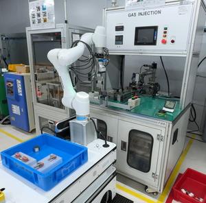 [Attachments 2] On-site application test of the manufacturing process using robots
