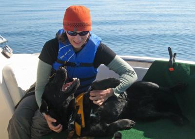 Katherine Ayres and Tucker, University of Washington