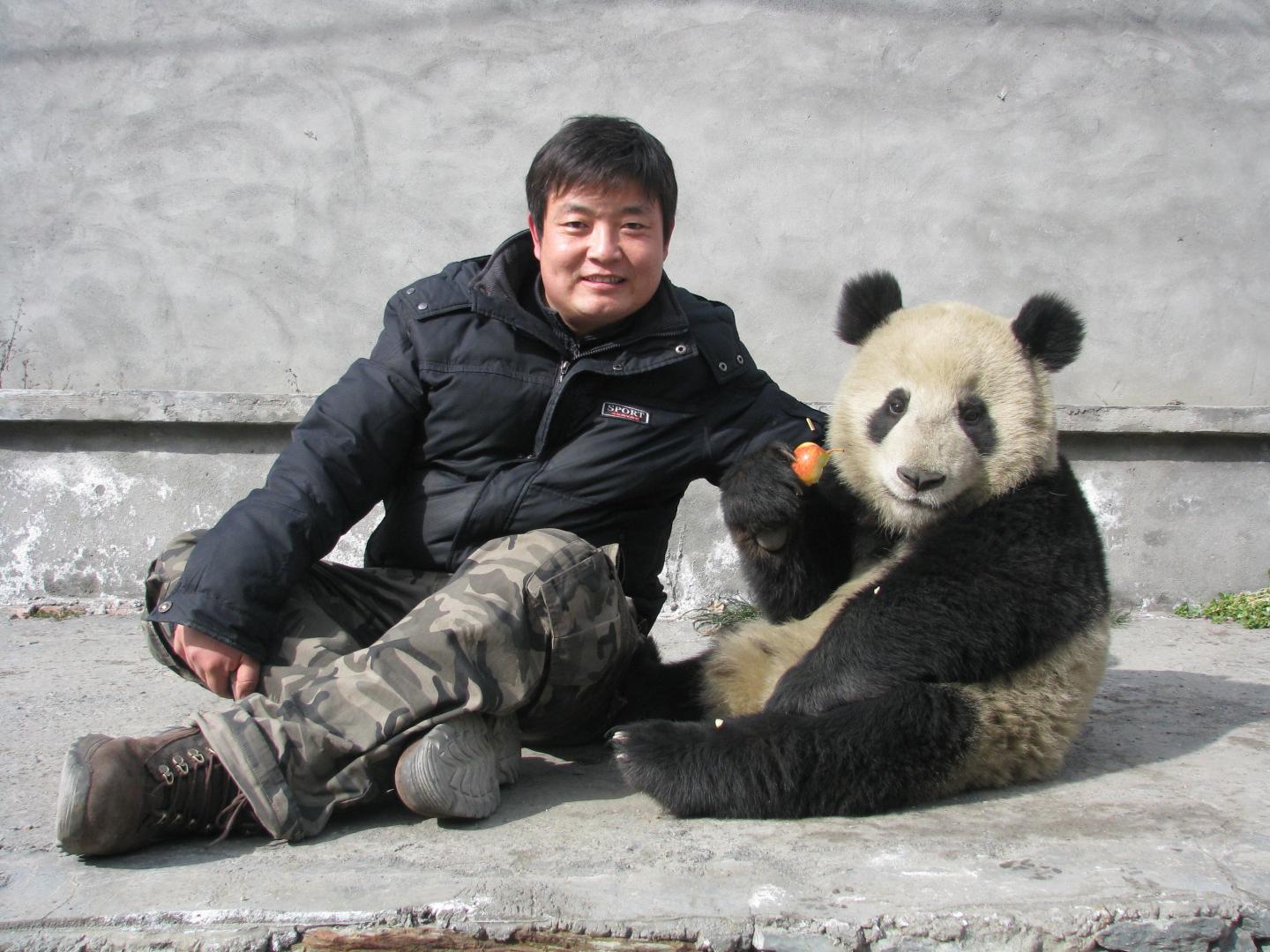 Jindong Zhang and Panda
