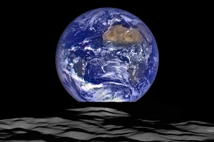 Earth from the moon