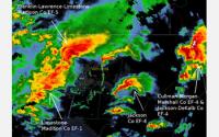 UAH radar Instrument Showing Multiple Tornado Supercell Storms