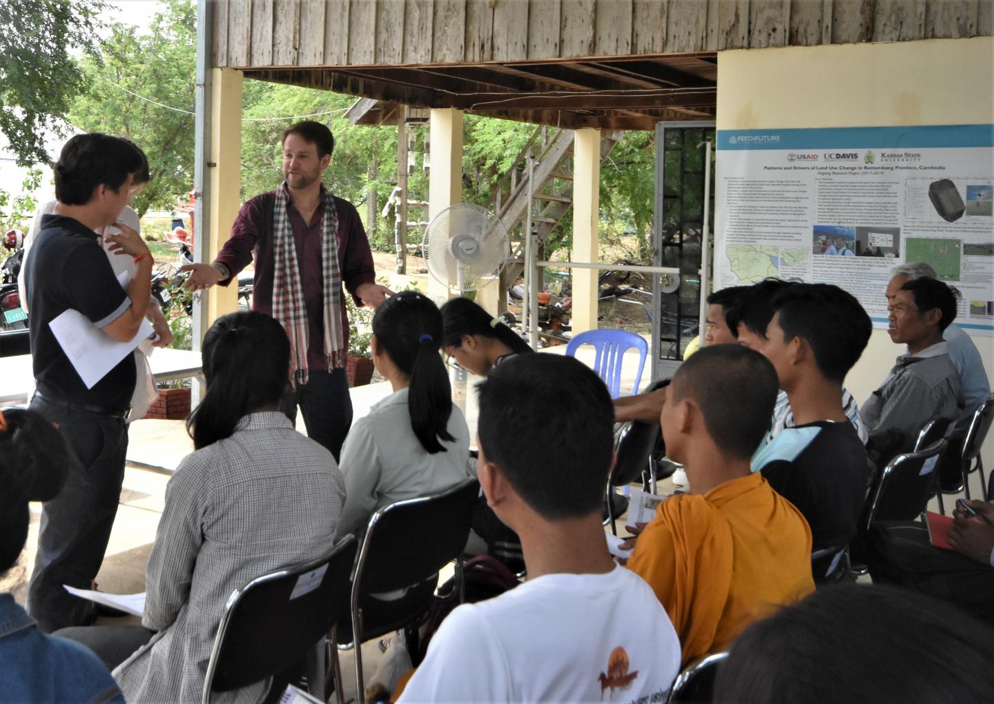 David Ader teaching in Cambodia
