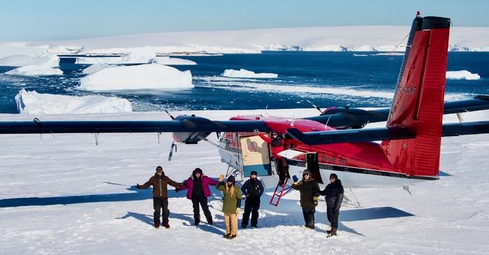 Field team at Backer Island