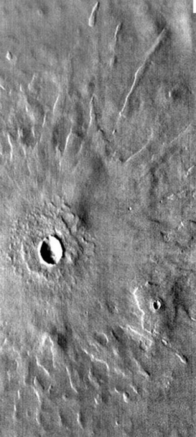 New Type of Impact Crater on Mars