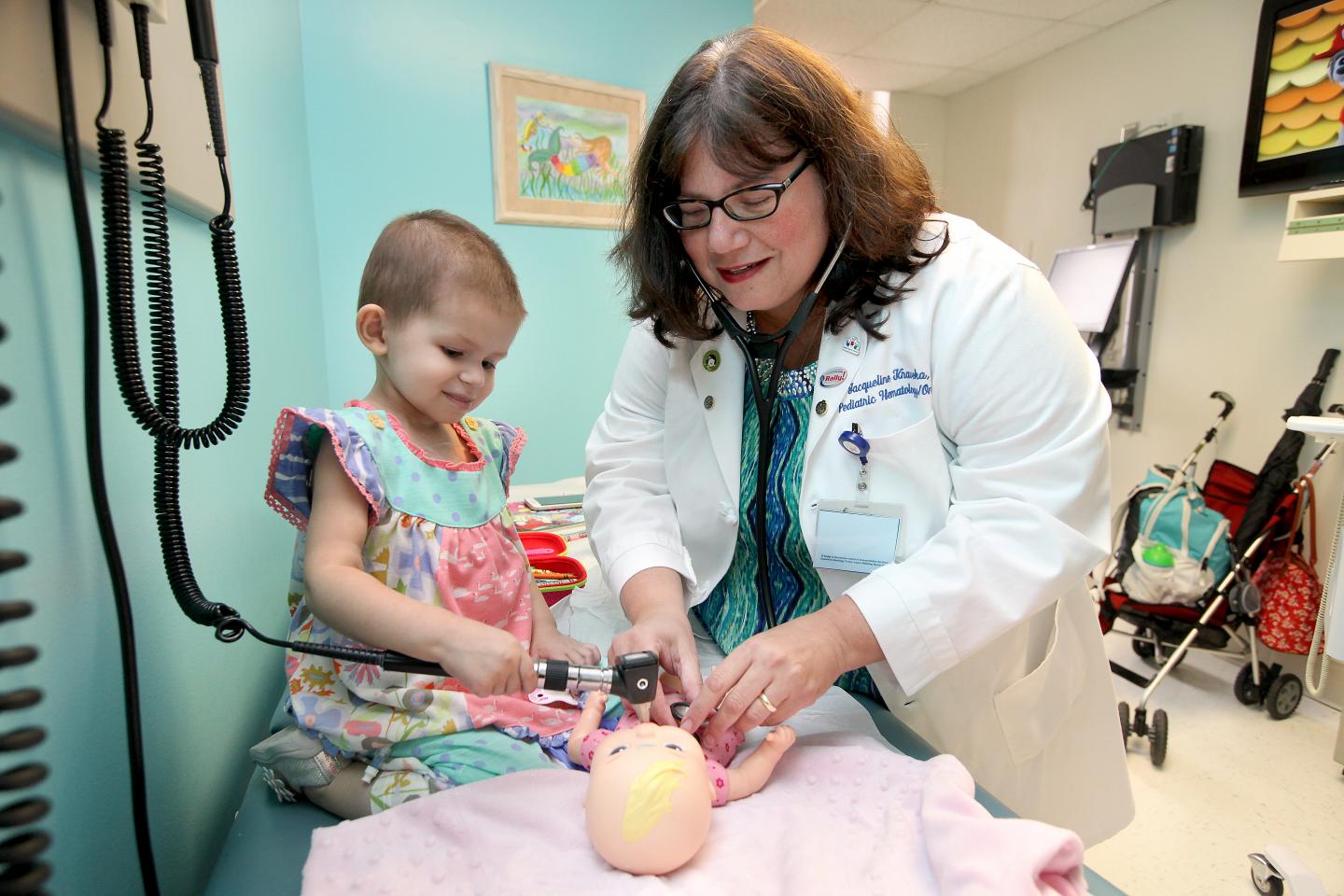 Victoria Thompson and Dr. Jacqueline Kraveka