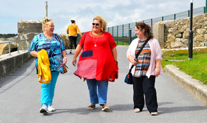 Ireland Friends Walking