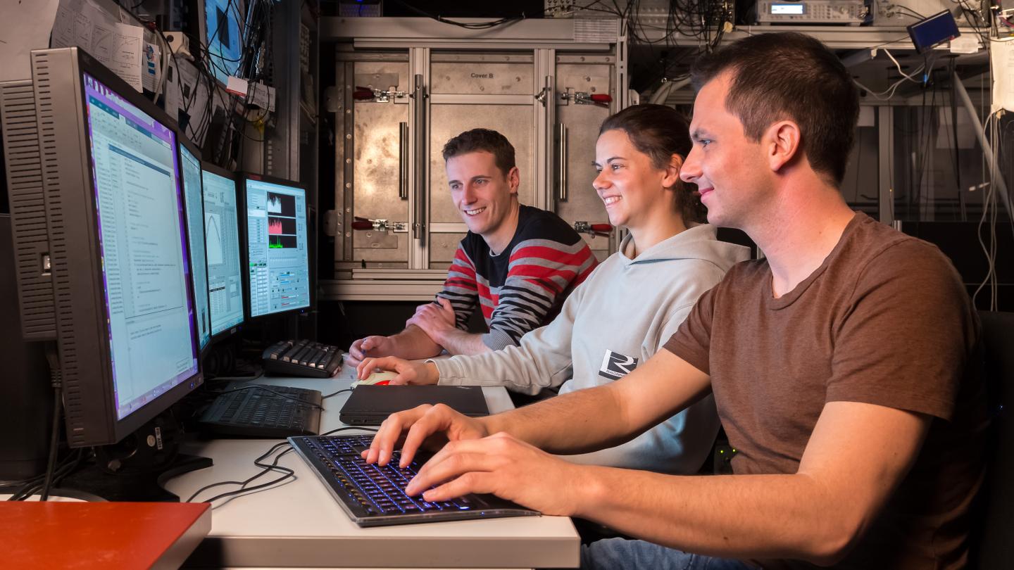 Rick van Bijnen, Christine Maier and Christian Kokail