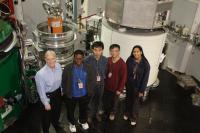 Team Photo that Determined New Iron-Based High-Temperature Superconductor Structure