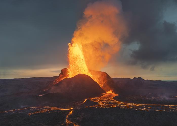 Volcanic eruption