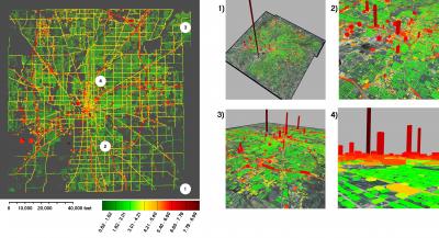 ASU Researchers Learn Where CO2 is Emitted from the Urban Landscape