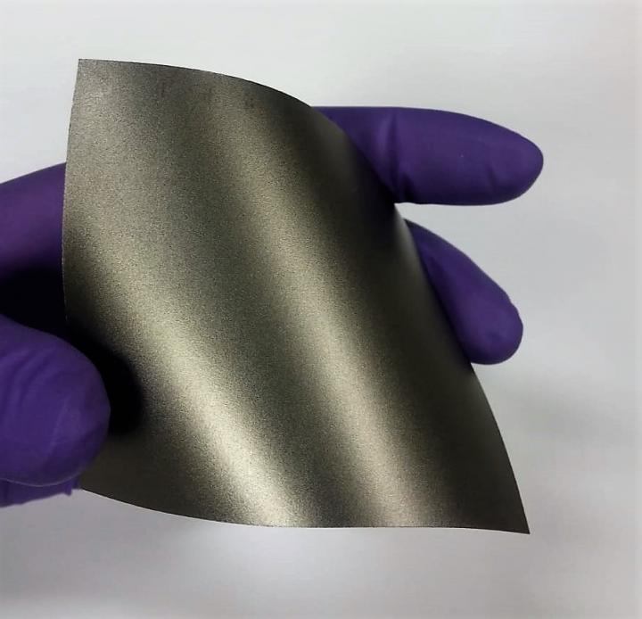 Graphite Film Used to Coat Solar Cells