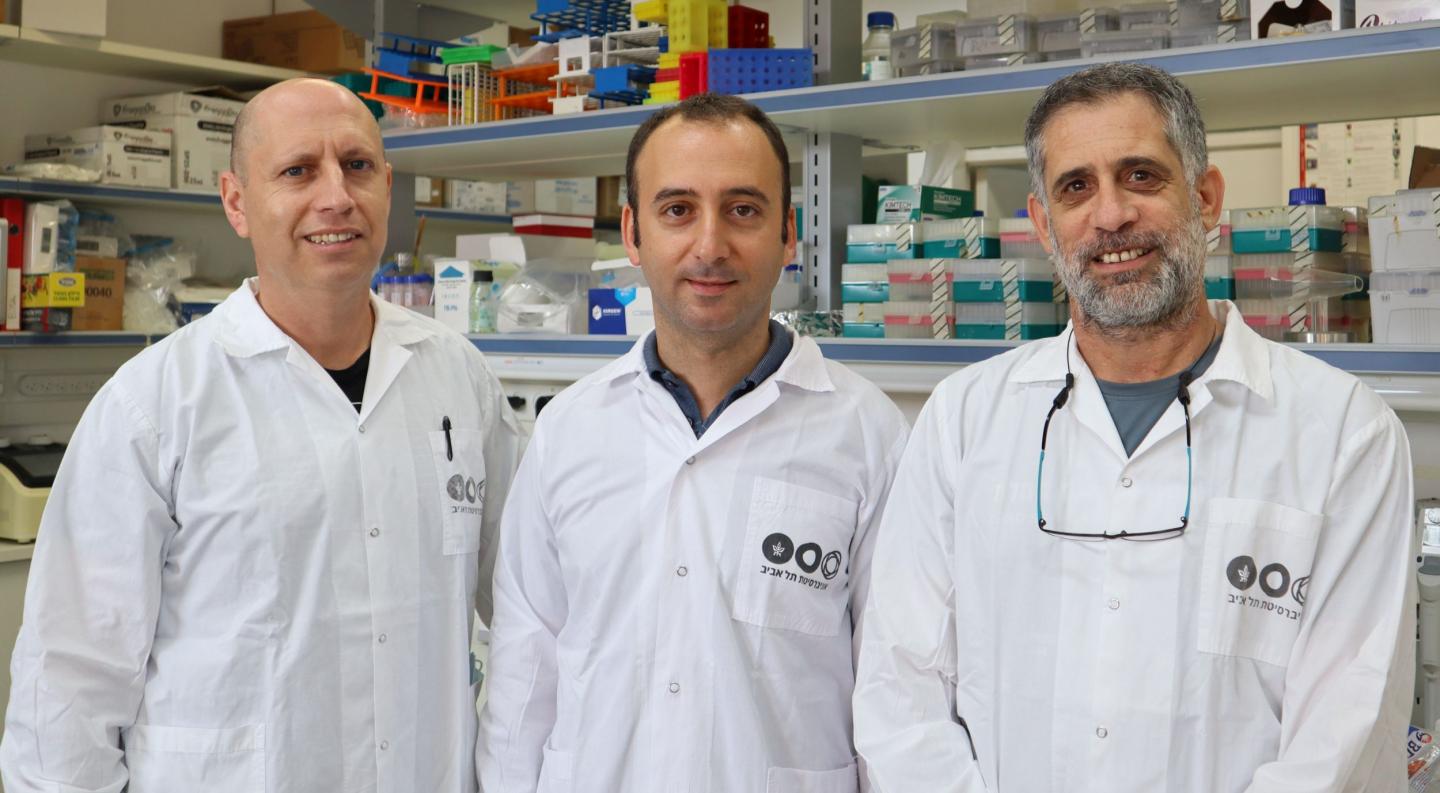 (Left to right)- Prof. Ariel Munitz Dr. Dan Yamin  Prof. Moti Gerlitz