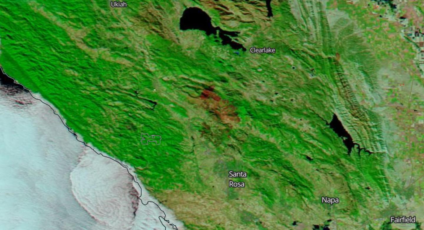 Fire Scars Left Behind From Ferocious Kincade Fire in California