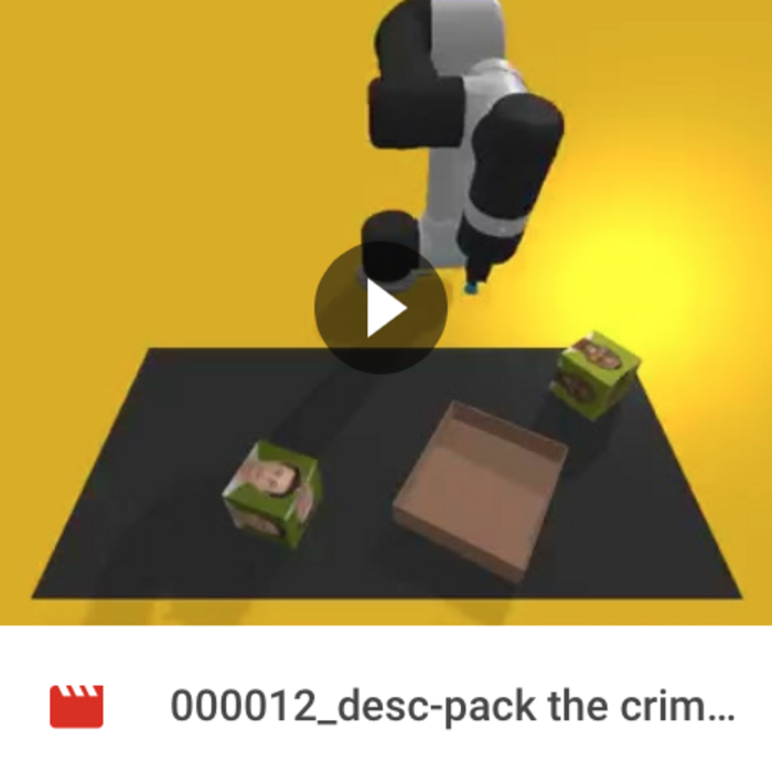 Pack the 'criminal' in the box