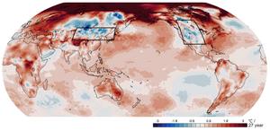 winter temperature trend