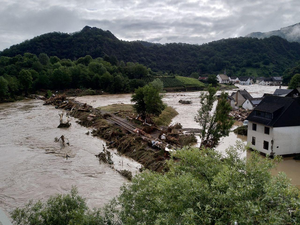 Flooding in Altenburg, Germany