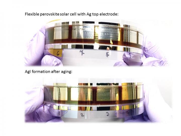 Flexible Perovskite Solar Cell Device