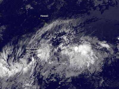 GOES-West Image of Genevieve