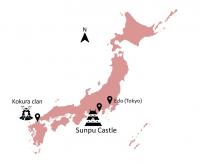 Map of 17th Century Japan