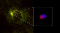 Motion of Gas Around the Supermassive Black Hole in the Center of M77